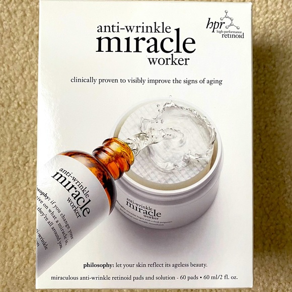 philosophy anti-wrinkle miracle worker retinoid pads and solution - Picture 2 of 8